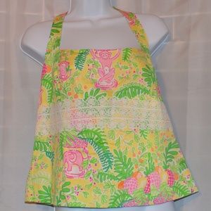 Lilly Pulitzer Halter tie top Jungle NWT Sz 10